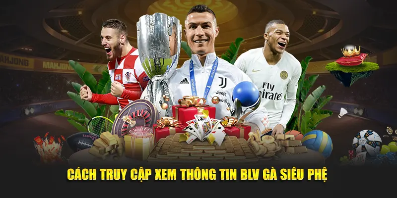 Cách truy cập xem thông tin BLV Gà SIêu Phệ